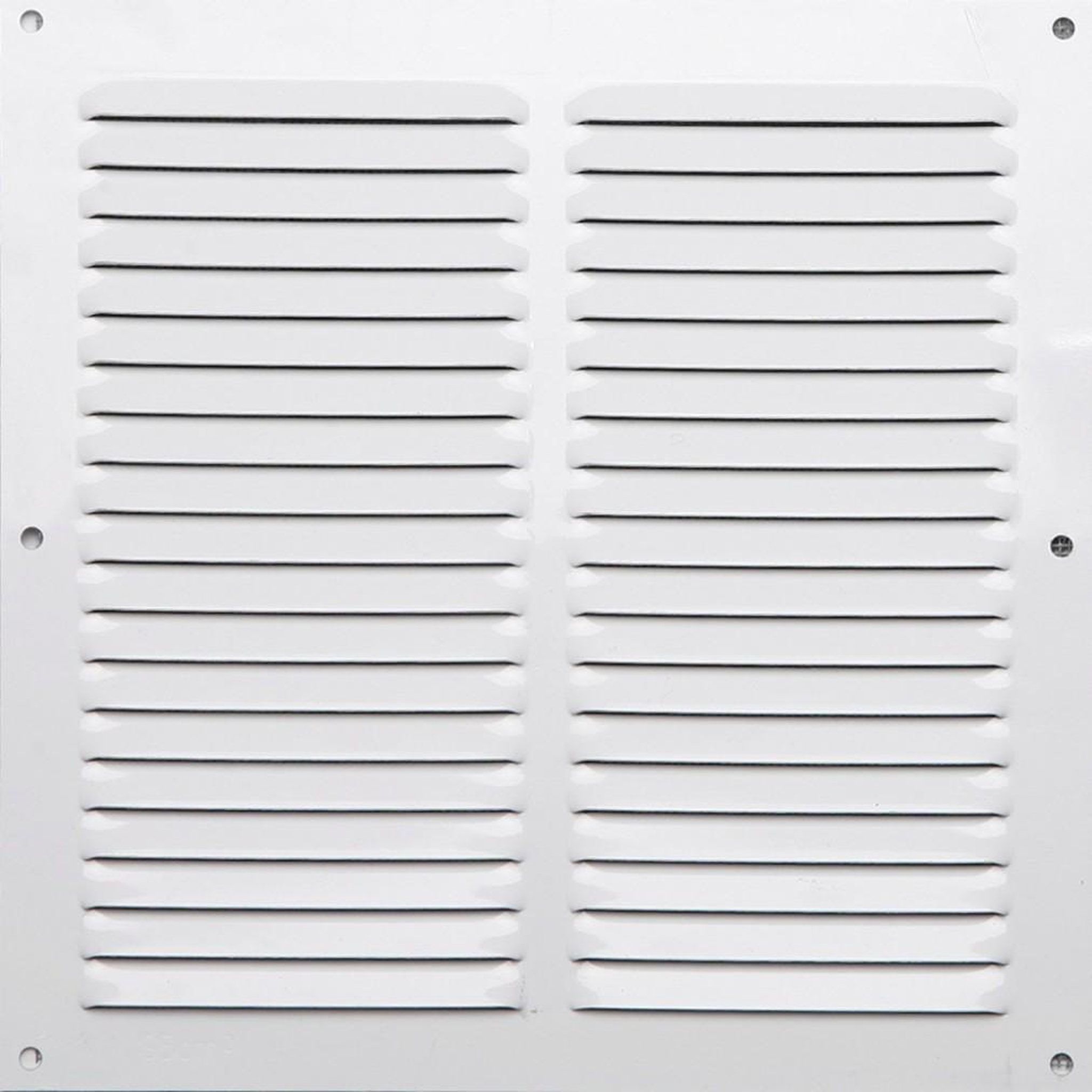 CENTRALE BRICO Grille d'aération aluminium laqué, L.20 x l.20 cm
