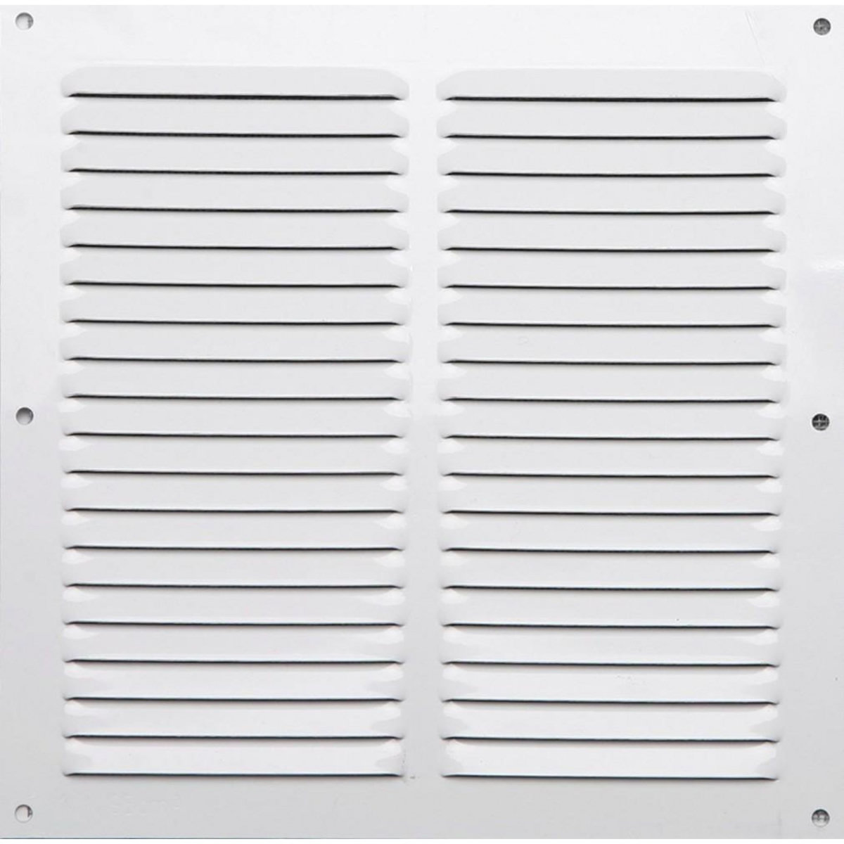 CENTRALE BRICO Grille d'aération aluminium laqué, L.20 x l.20 cm