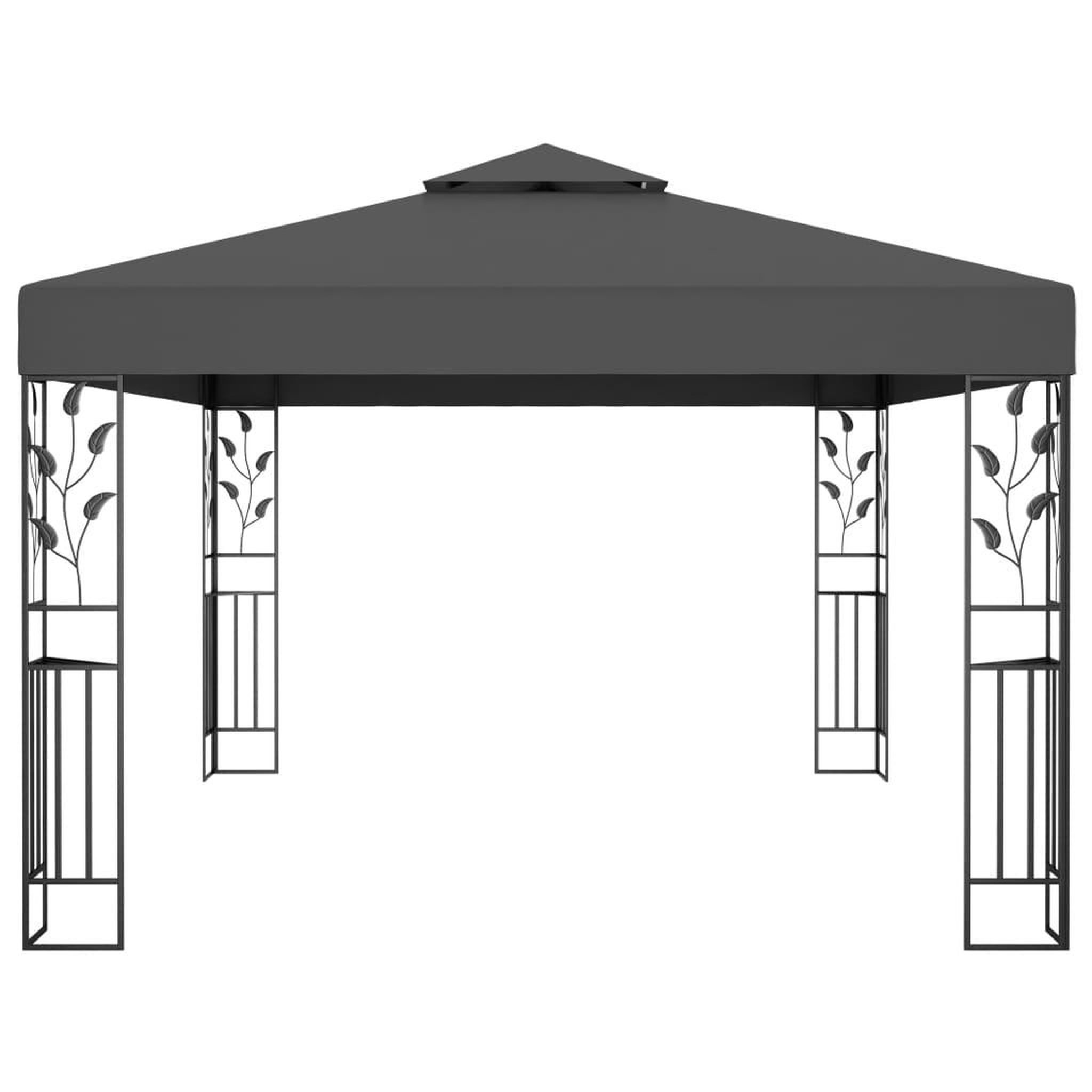 Voir la diapositive 3 : VIDAXL Tonnelle avec double toit 3x4 m Anthracite