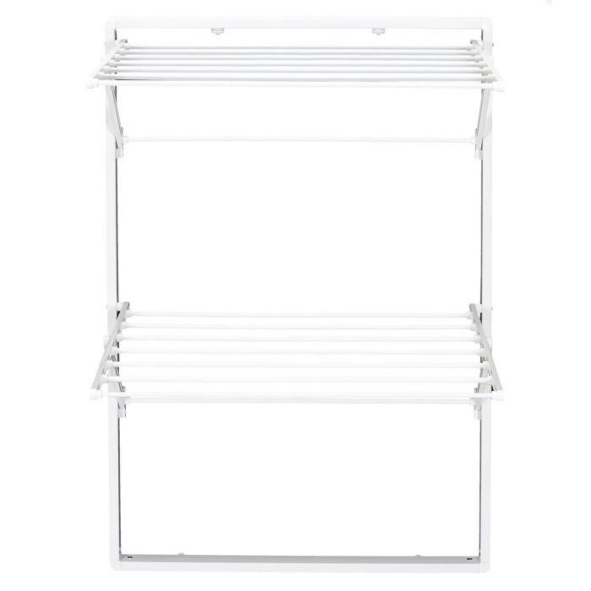 Paris Prix Étendoir à Linge  Sèche-Serviette  8m Blanc