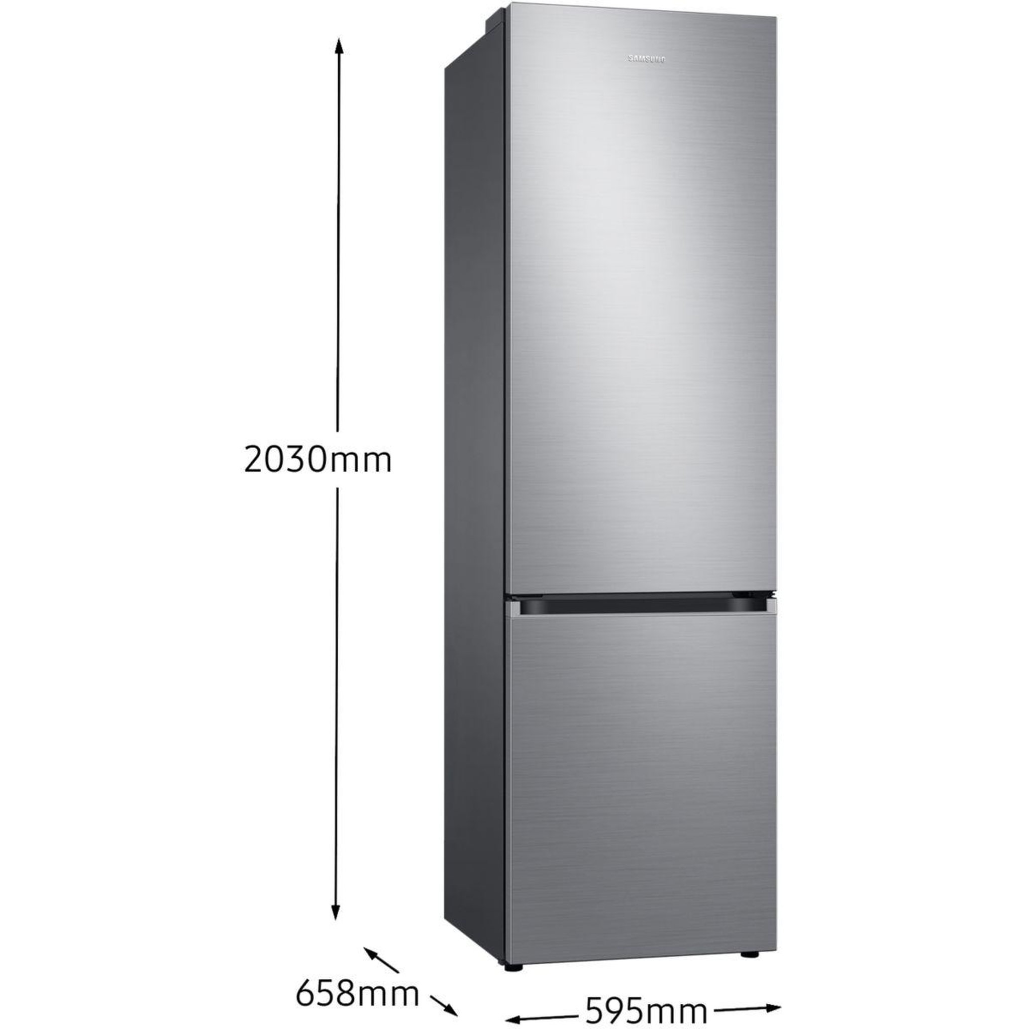 Voir la diapositive 5 : Samsung Réfrigérateur combiné RB38C603CS9