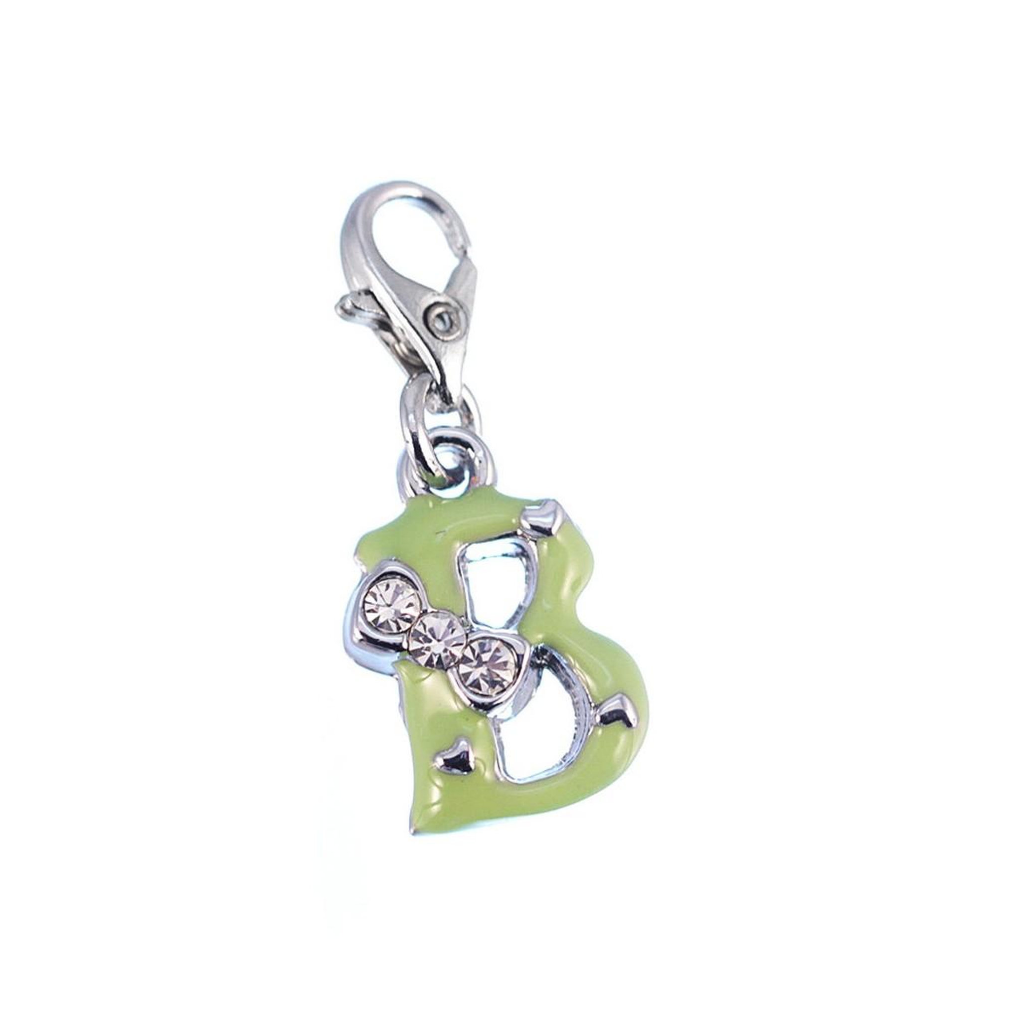 SC CRYSTAL Charm Lettre B vert SC Crystal