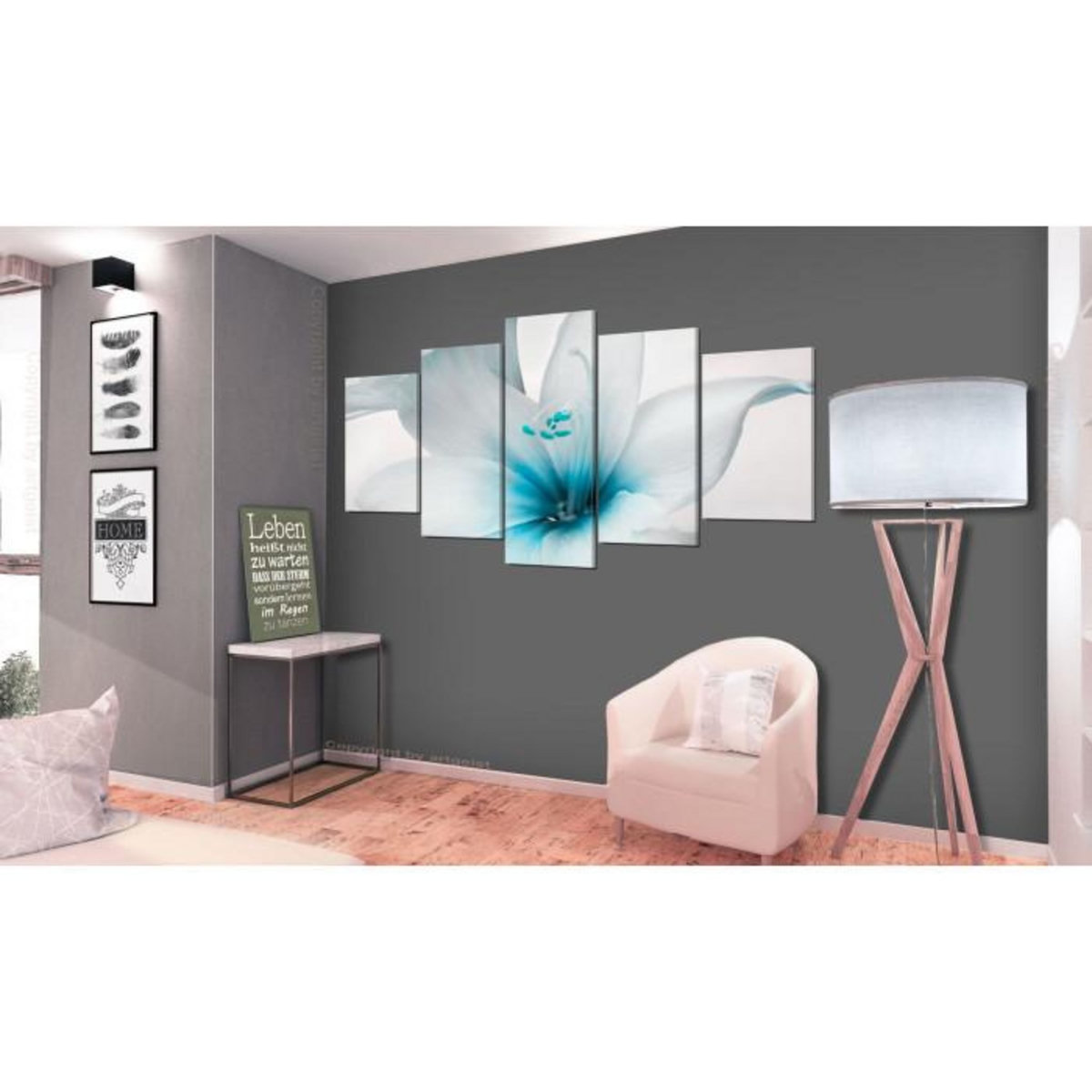 Paris Prix Tableau Imprimé  Amarylis : Blue Charm