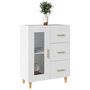 Voir la diapositive 4 : VIDAXL Buffet blanc 69,5x34x90 cm bois d'ingenierie