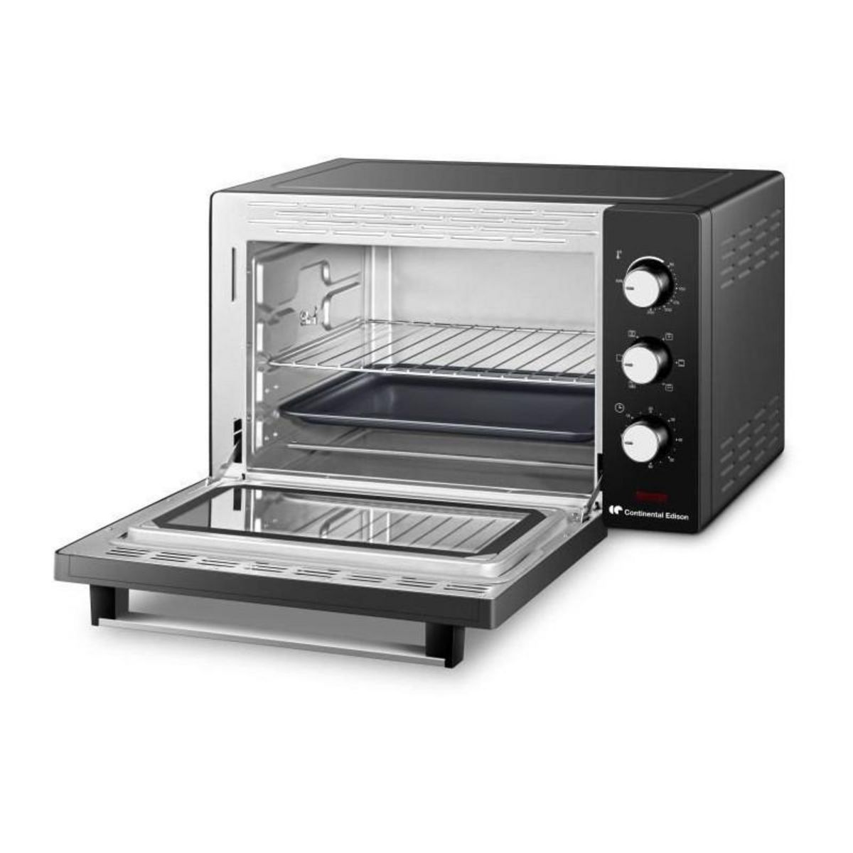 CONTINENTAL EDISON Mini four CONTINENTAL EDISON MF38N Noir L54,35x H36,6 x P41,15 cm 38L