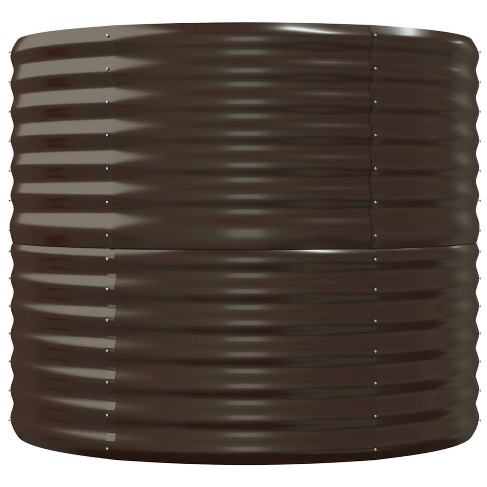 Voir la diapositive 4 : VIDAXL Lit sureleve de jardin Acier enduit de poudre marron