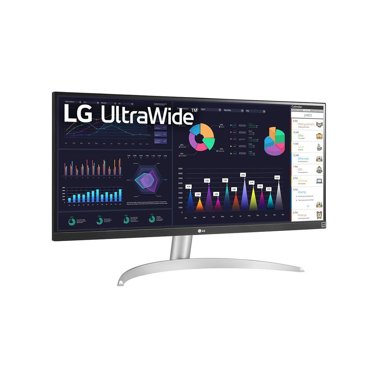 LG Ecran PC UltraWide 29WQ600-W Plat 29'' IPS