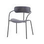 Voir la diapositive 1 : CONCEPT USINE Lot de 4 chaises gris foncé design ALEXIA