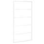 Voir la diapositive 2 : VIDAXL Porte-serviette Blanc 60x10x116 cm Acier