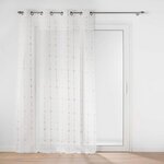 Paris Prix Rideau Voilage à Œillets  Ariane  140x240cm Or Rose