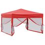 Voir la diapositive 3 : VIDAXL Tente de reception pliable avec parois Rouge 3x3 m