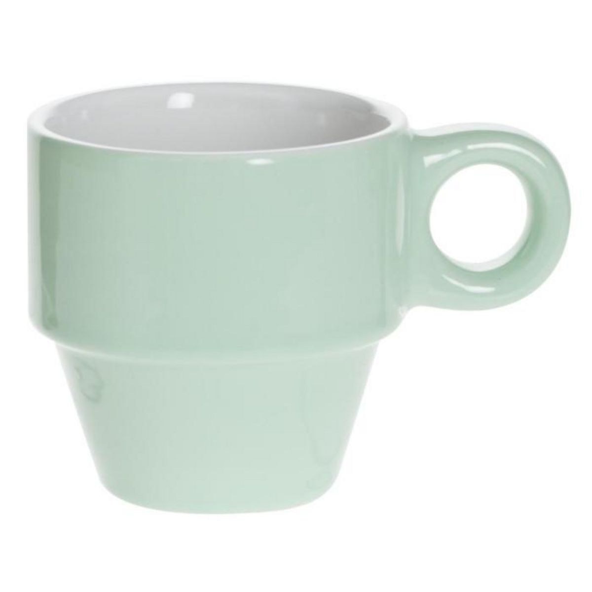 Paris Prix Lot de 6 Tasses & Porte Capsules  Rack  5cl Multicolore