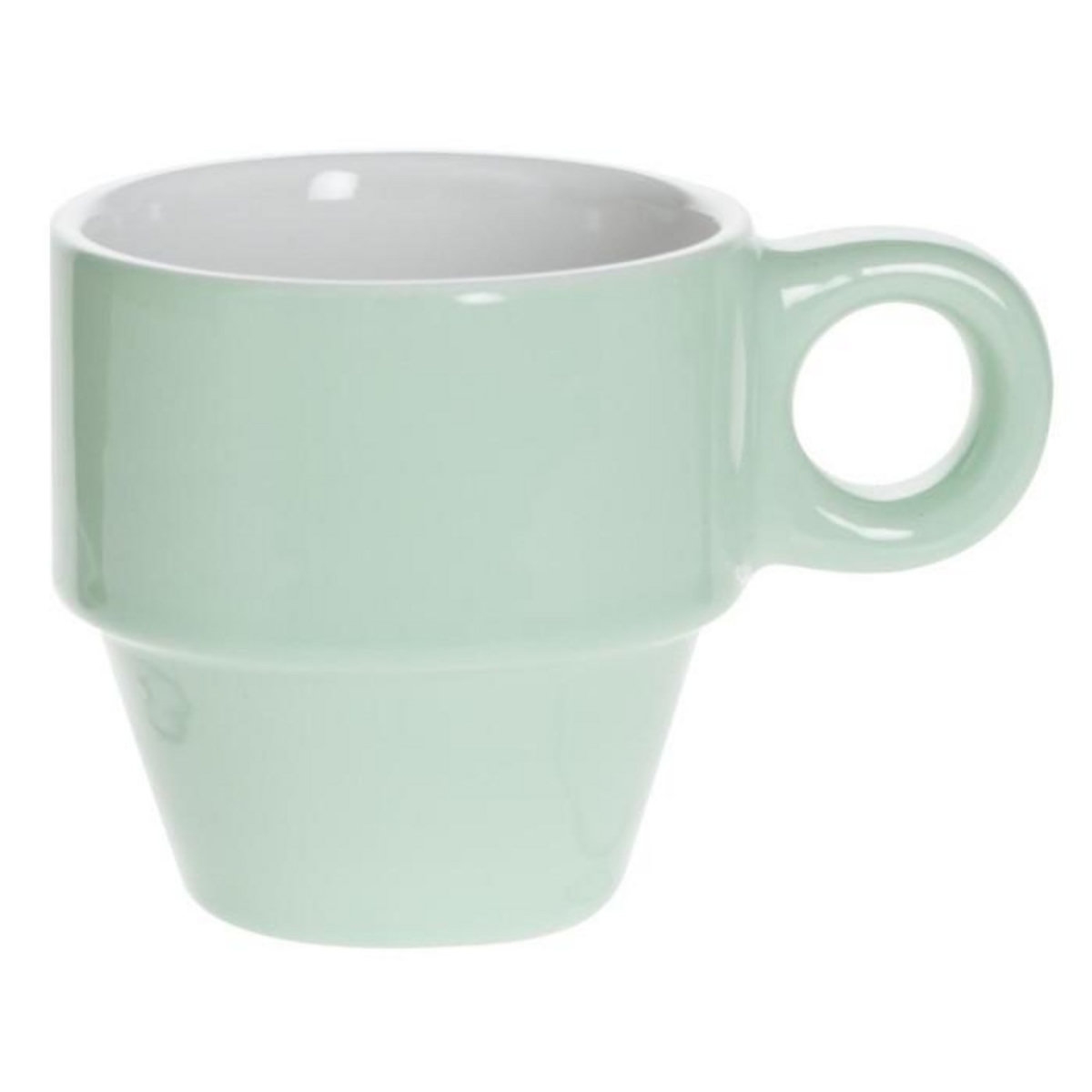 SECRET DE GOURMET Lot de 6 Tasses & Porte Capsules  Rack  5cl Multicolore