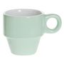Voir la diapositive 5 : Paris Prix Lot de 6 Tasses & Porte Capsules  Rack  5cl Multicolore