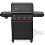 Weber Barbecue gaz Gaz Spirit EPX-435R Stealth, sur chariot, 5 brûleurs dont 1 latéral, surface de cuisson 61 x 45