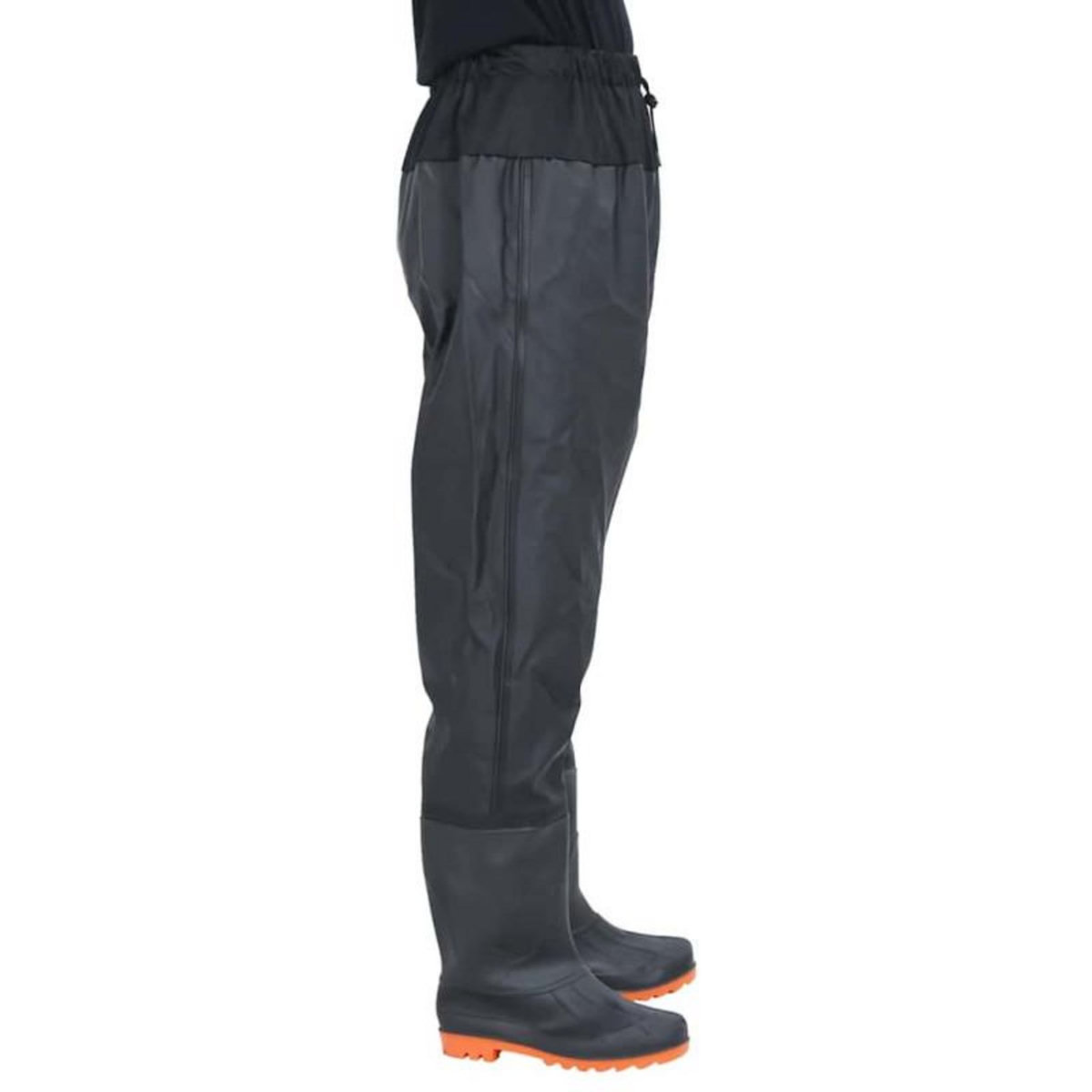 VIDAXL Cuissardes avec bottes noir taille 39