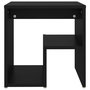 Voir la diapositive 3 : VIDAXL Table de chevet noir 40x30x40 cm bois d'ingenierie