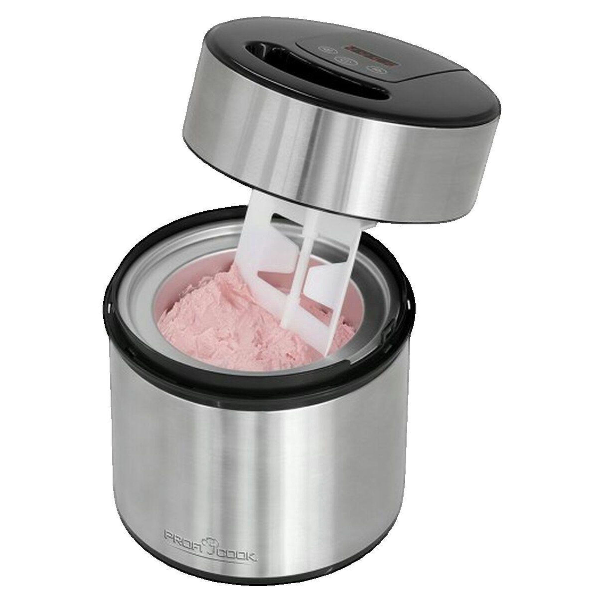 Voir la diapositive 2 : Profi Cook Sorbetière ProfiCook PC-ICM 1140 Argent