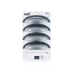 CENTRALE BRICO Lot de 4 poignées de meuble entraxe 64 mm zamak vieilli