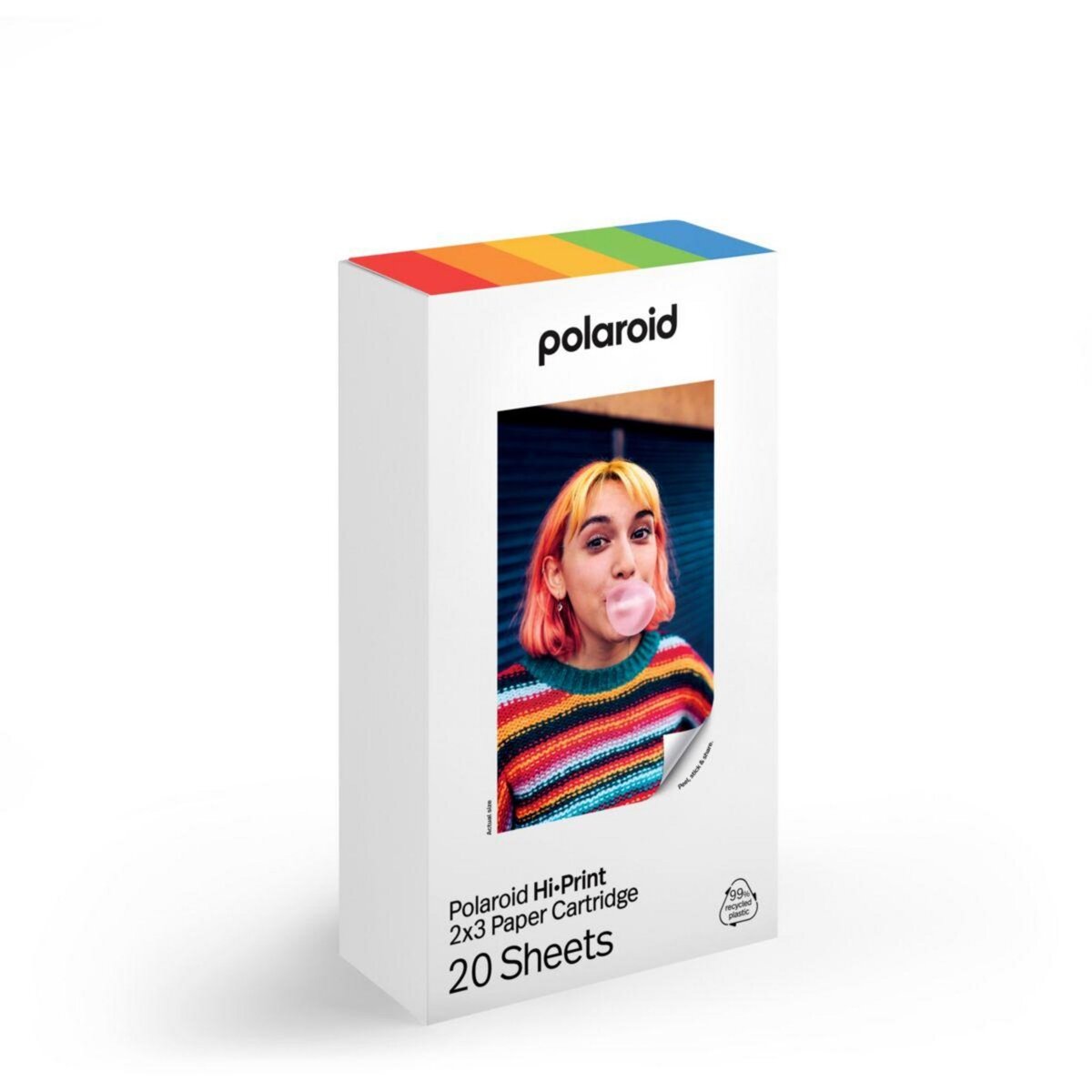POLAROID Papier photo instantané Hi-print 2x3 Cardridge 20 feuilles