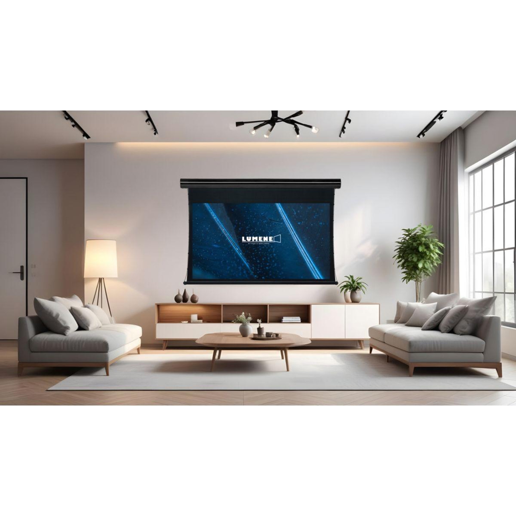 Voir la diapositive 4 : LUMENE Ecran de projection coliseum uhd 4k 240 c electric screen