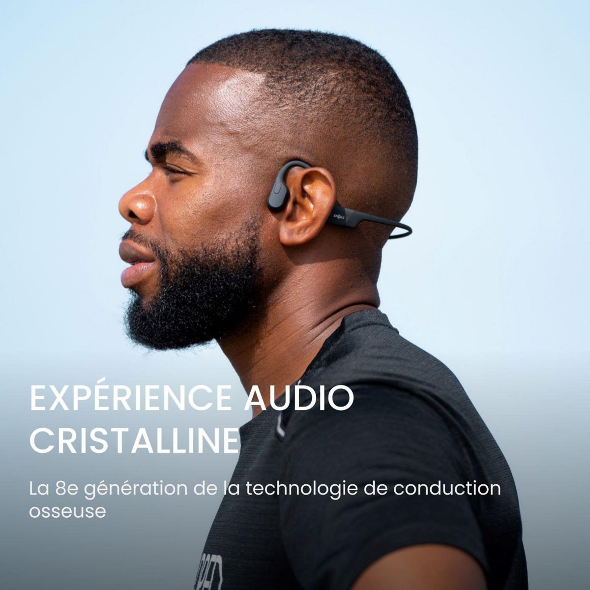 SHOKZ Casque OpenRun USB-C Noir