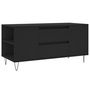 Voir la diapositive 2 : VIDAXL Table basse noir 102x44,5x50 cm bois d'ingenierie
