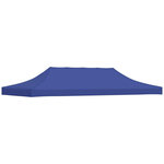 VIDAXL Toit de tente de reception 3 x 6 m Bleu