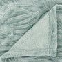 Voir la diapositive 2 : ATMOSPHERA Plaid Déco Flanelle  Ryo  180x230cm Bleu Givre