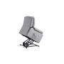 Voir la diapositive 8 : Fauteuil relax éléctrique avec releveur HELENA 1 place tissu gris clair