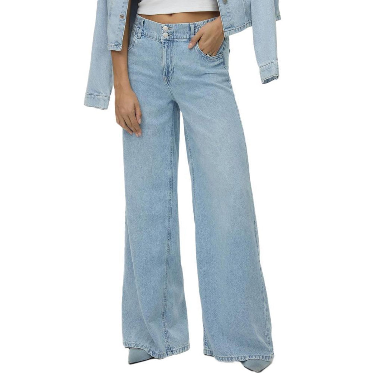 Vero Moda Jean Loose  Femme Vero Moda Mannet   W26