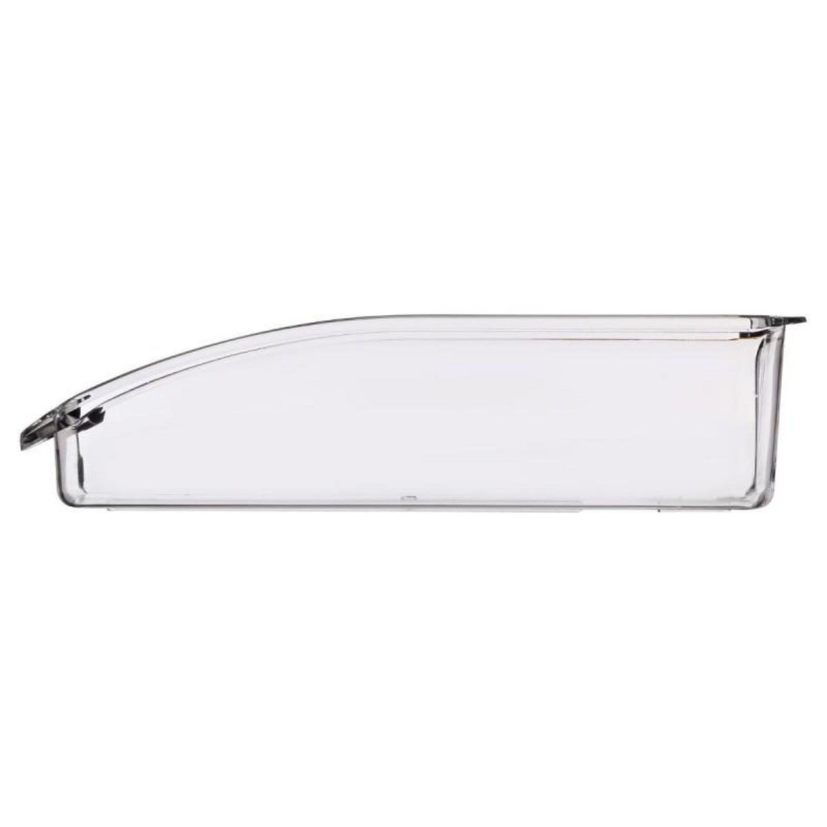  Bac Rangement  Réfrigérateur  8x32cm Transparent