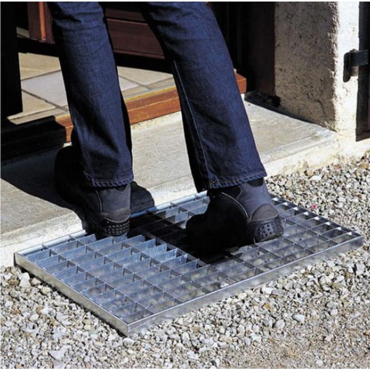 Id mat Tapis grille metallique 40x60cm - grillemetal 4060_l