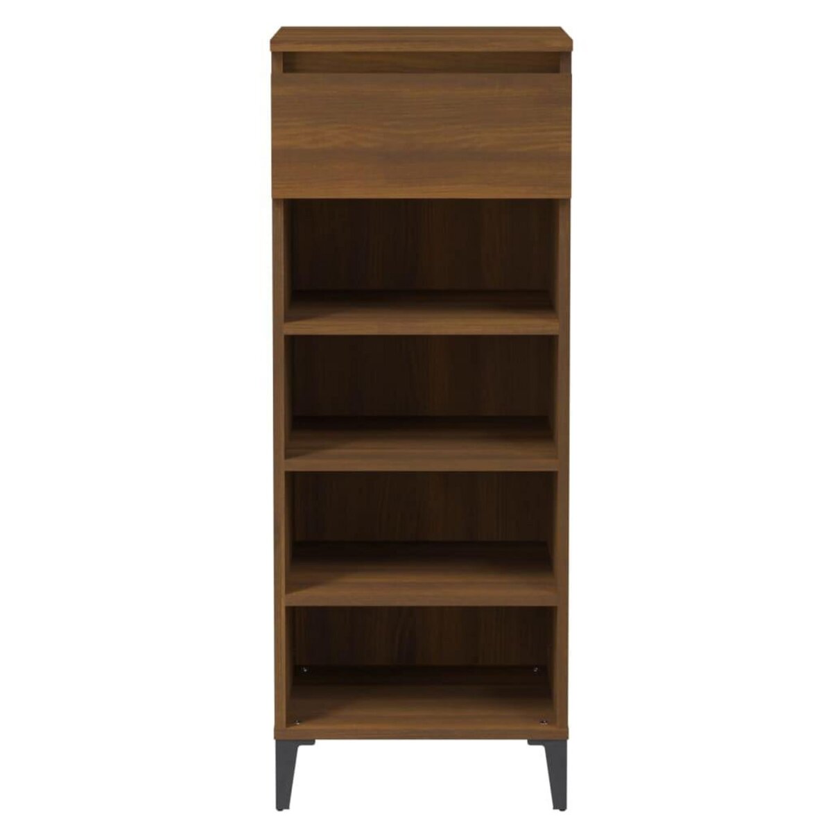 VIDAXL Etagere a chaussures Chene marron 40x36x105 cm Bois ingenierie