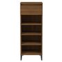 Voir la diapositive 5 : VIDAXL Etagere a chaussures Chene marron 40x36x105 cm Bois ingenierie