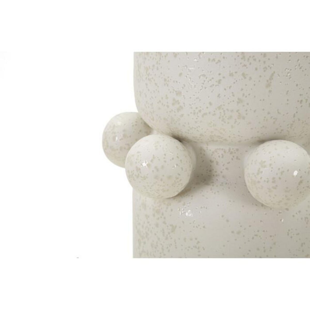 Paris Prix Vase Cylindrique en Céramique  Bubbles  41cm Crème