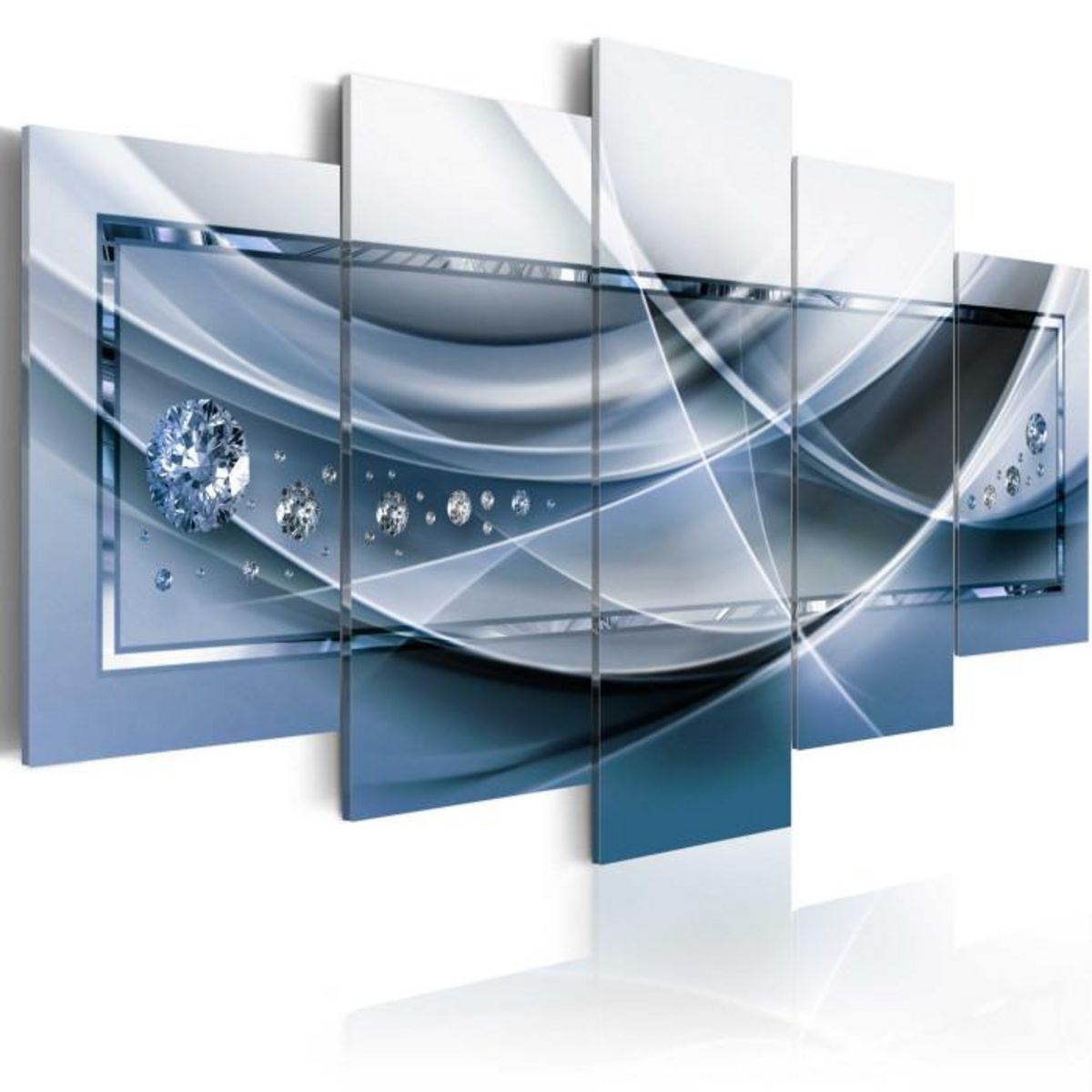 Paris Prix Tableau Imprimé  Rayons Bleus