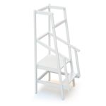 AT4 Tour d'observation/apprentissage enfant ESSENTIEL en bois. Coloris disponibles : Blanc, Beige, Bicolore