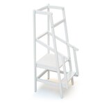 AT4 Tour d'observation/apprentissage enfant ESSENTIEL en bois. Coloris disponibles : Beige, Blanc, Bicolore