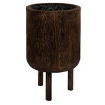 Paris Prix Cache-Pot sur Pied en Bois  Froto  45cm Marron