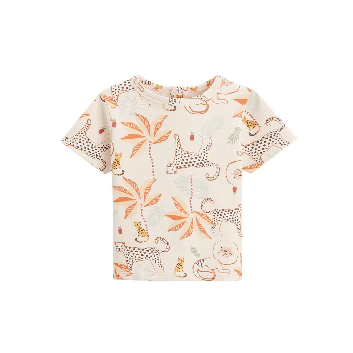 Petit Béguin Ensemble salopette bébé en gaze de coton et t-shirt Tango