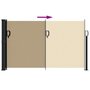 Voir la diapositive 5 : VIDAXL Auvent lateral retractable beige 120x600 cm