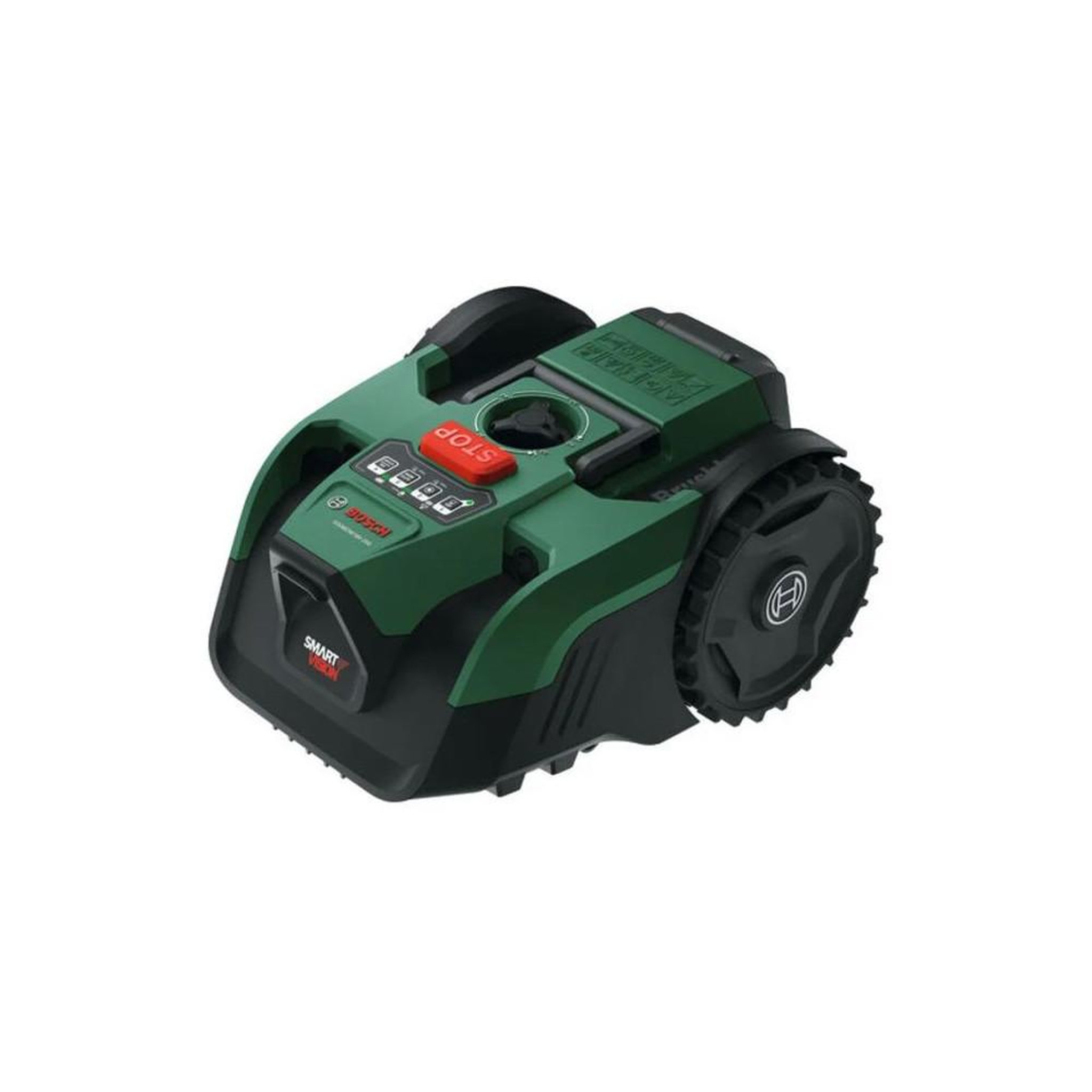 BOSCH Robot tondeuse électrique 18 v 200 m² 18 cm, hauteur 20 à 60 mm, spotmow, smartvision