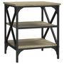 Voir la diapositive 5 : VIDAXL Tables d'appoint 2 pcs Chene sonoma 40x42x50 cm Bois ingenierie
