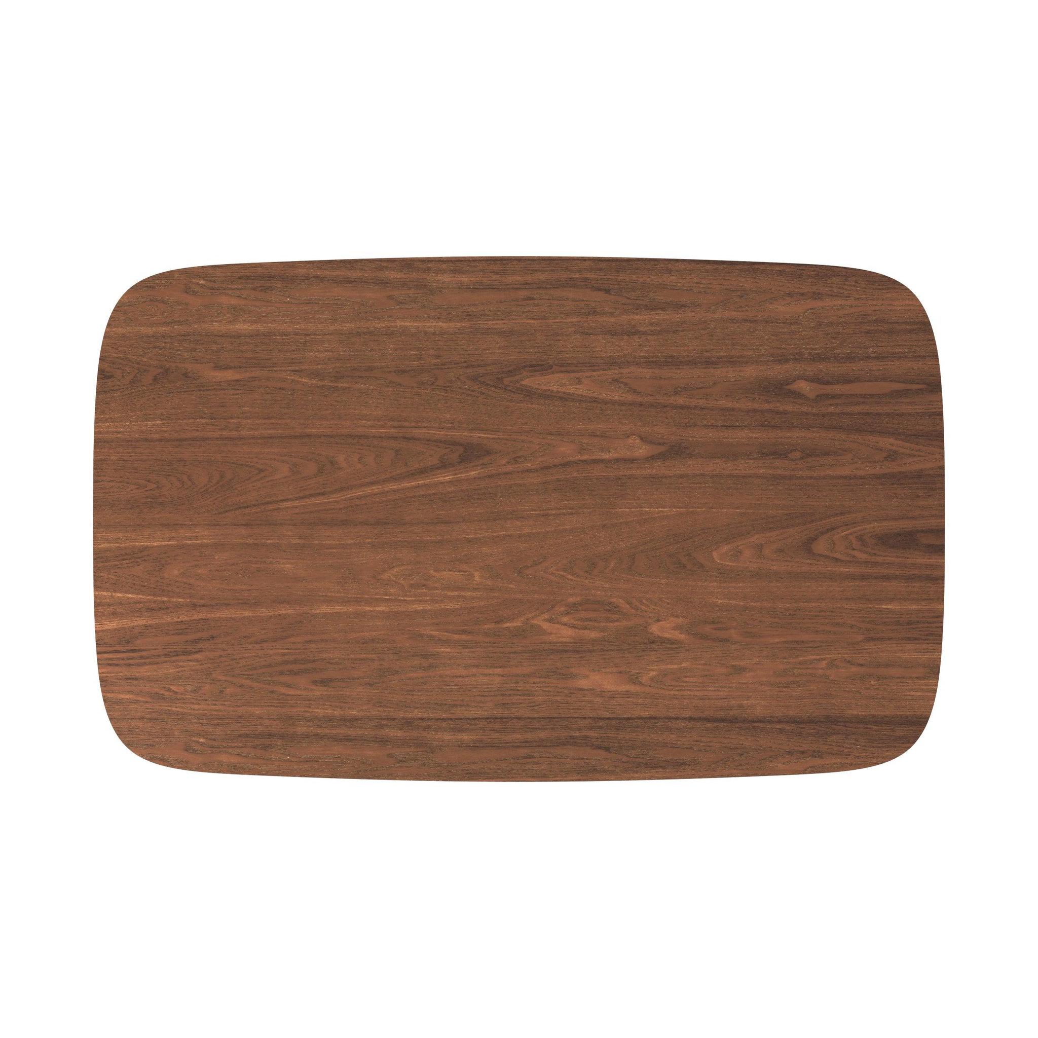 Voir la diapositive 3 : MAISON PAVANE Table rectangulaire 4 personnes en bois foncé 120 cm-oman