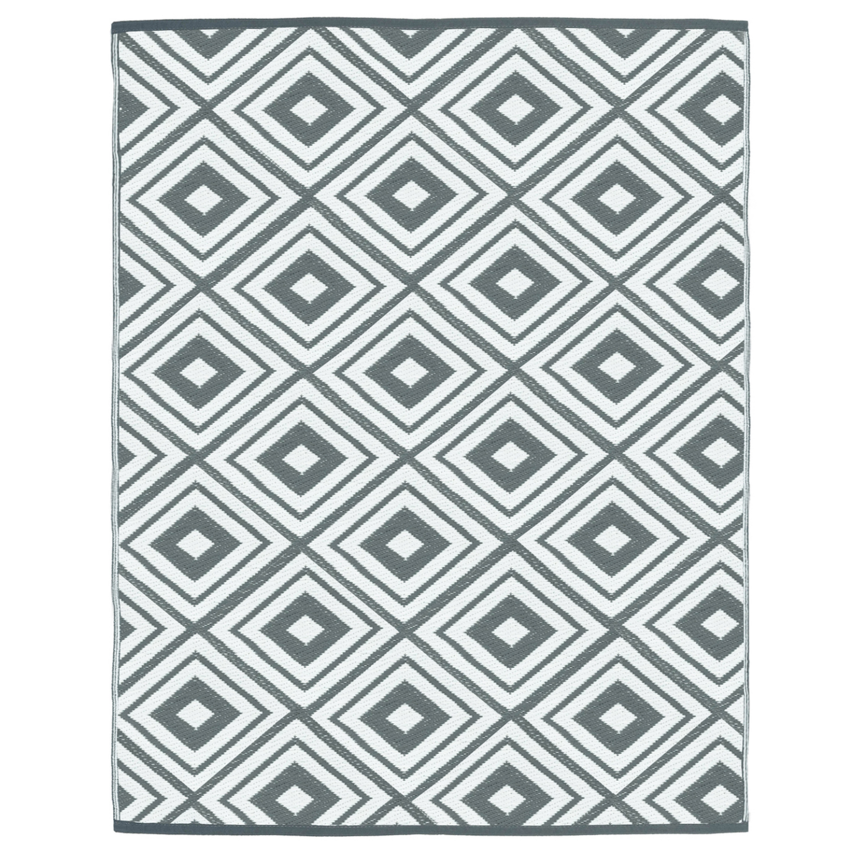 ID MARKET Tapis extérieur ELMA gris 270 x 370 CM
