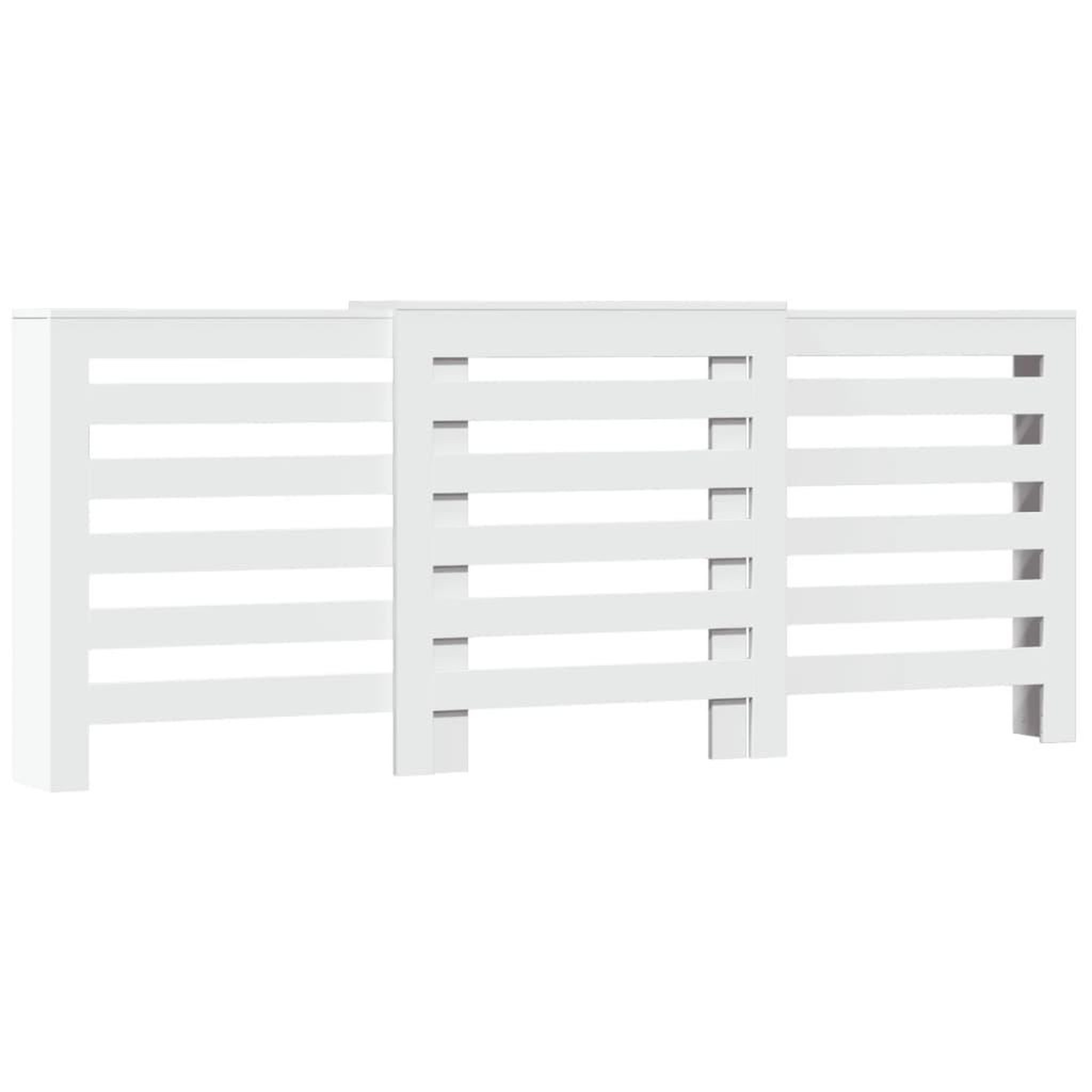 Voir la diapositive 2 : VIDAXL Cache-radiateur blanc 205x21,5x83,5 cm bois d'ingenierie