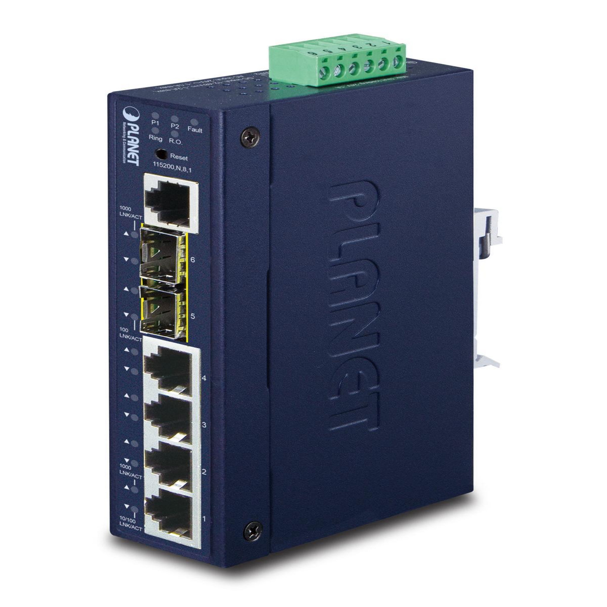 Planet PLANET IGS-5225-4T2S commutateur réseau Géré L2+ Gigabit Ethernet (10/100/1000) Bleu