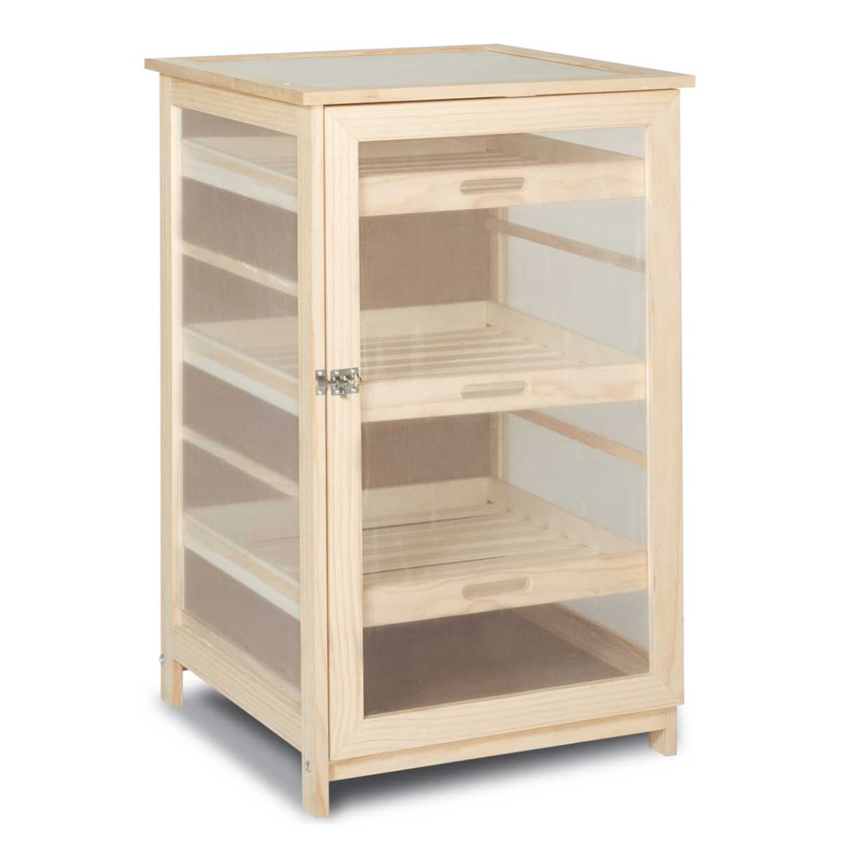 ID MARKET Légumier fruitier en bois VEGGE avec 3 tiroirs amovibles