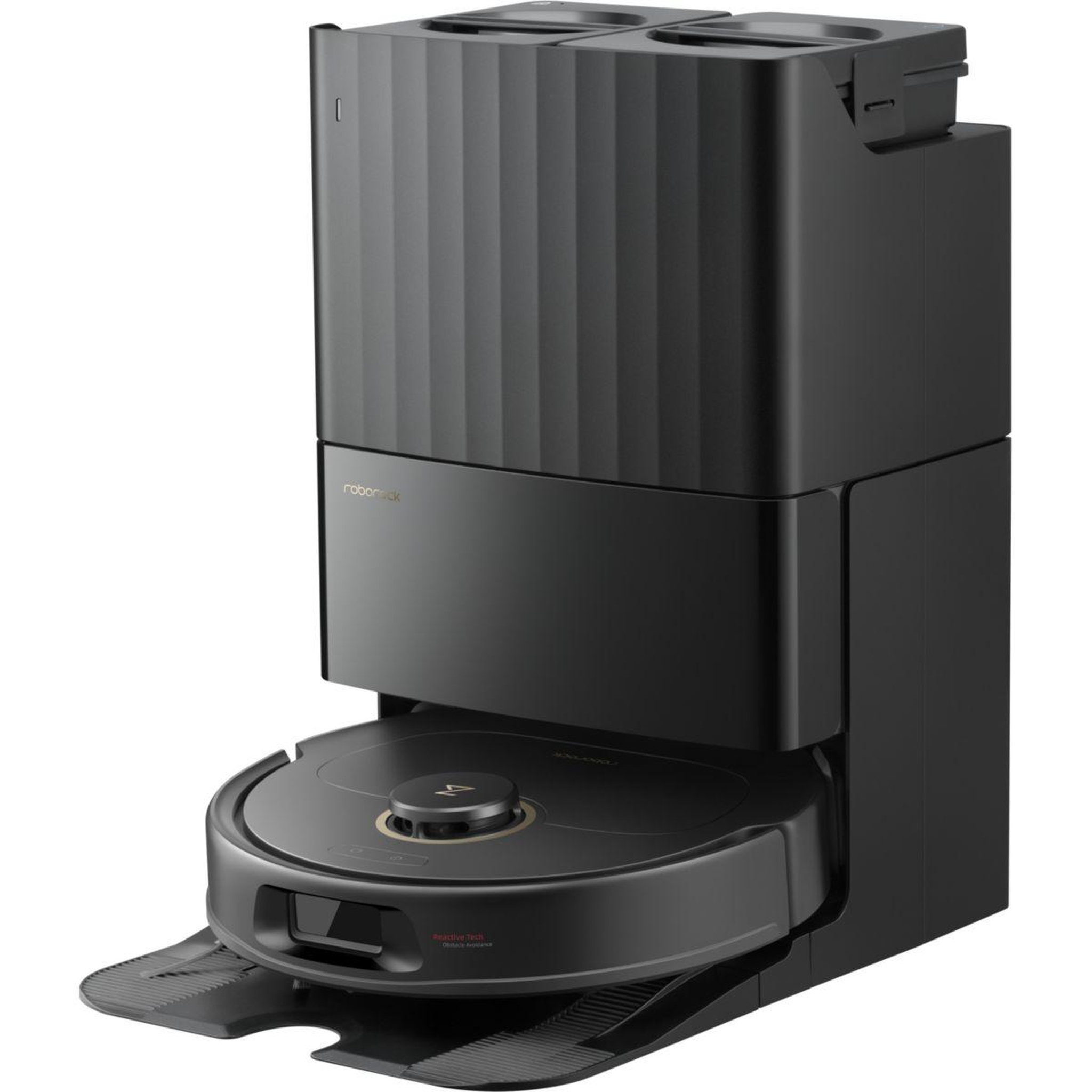 Voir la diapositive 3 : ROBOROCK Robot Aspirateur Laveur Qrevo 5AE Black